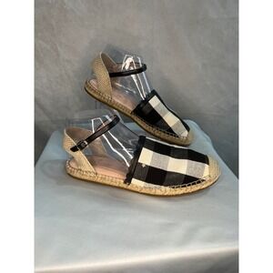 Kate Spade Bonnie‎ Closed Toe Gingham Espadrilles Women's 7.5